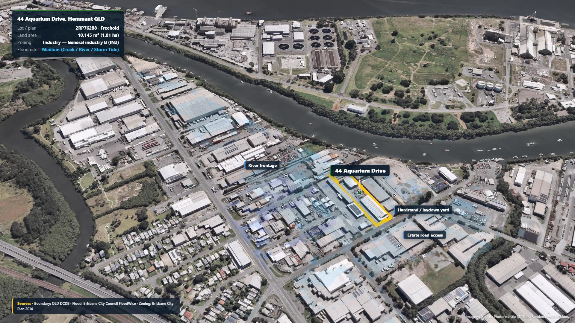 Hemmant industrial property public-data example